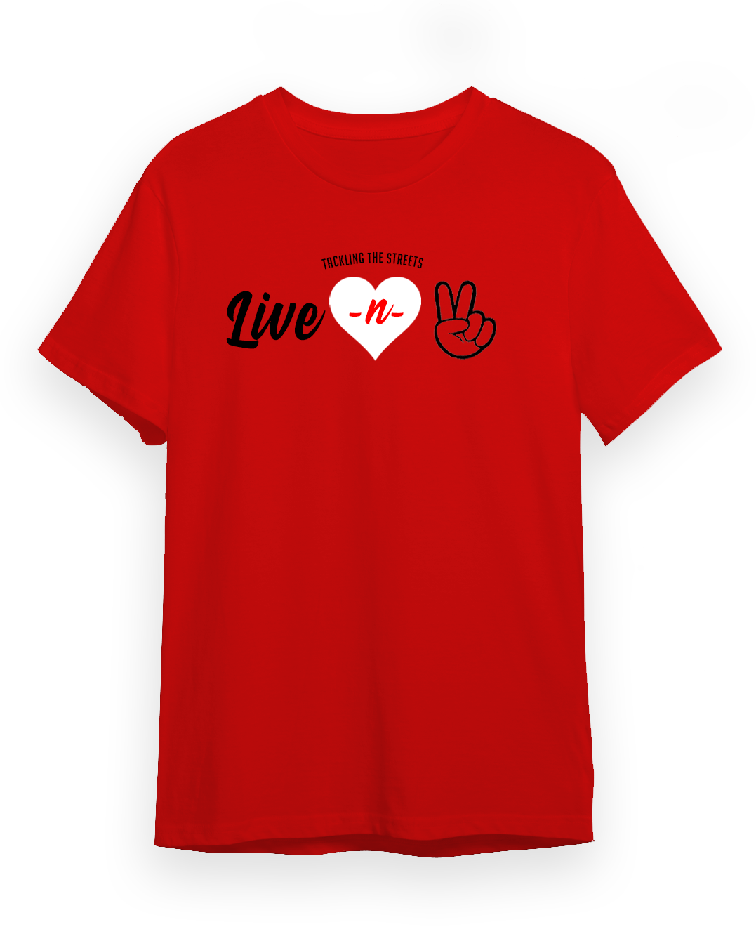 "Live -n- Peace" Shirt / Red